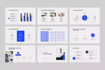 First alternate image for Business Plan Unique Presentation Template