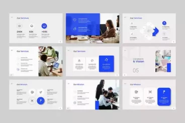 Second alternate image for Business Plan Unique Presentation Template