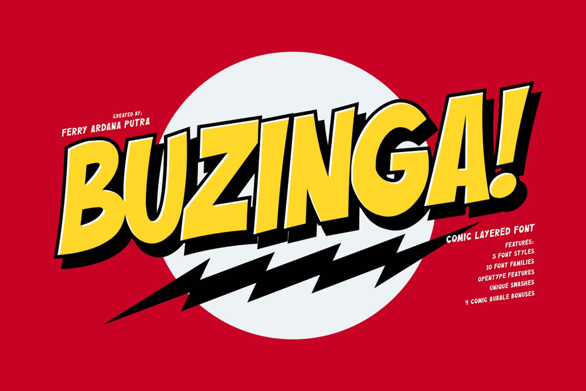 Buzinga! - Comic Superhero Font
