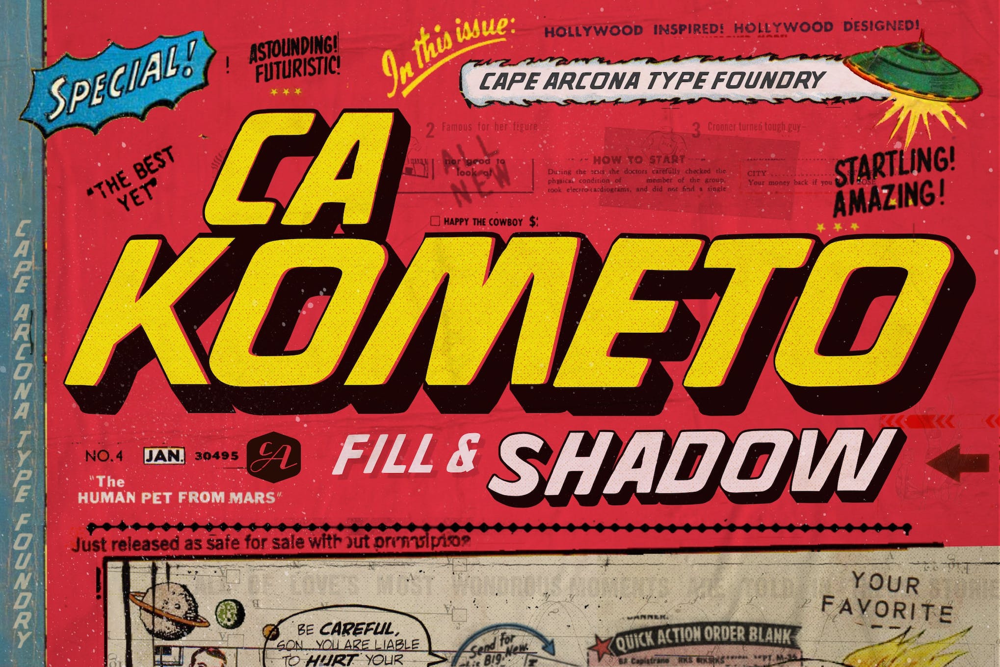 CA Kometo - Classic Superhero Font