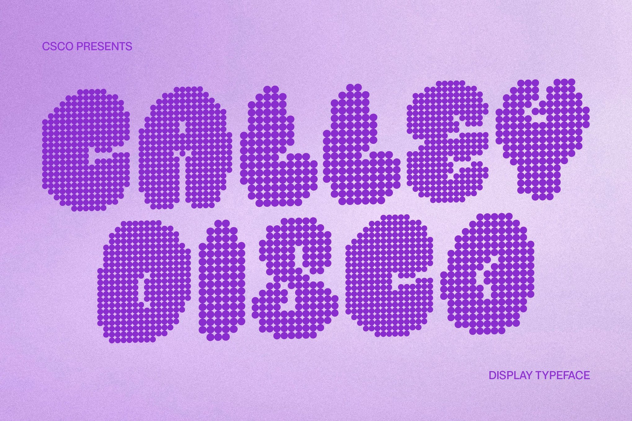 Calley Disco - Creative Dot Font