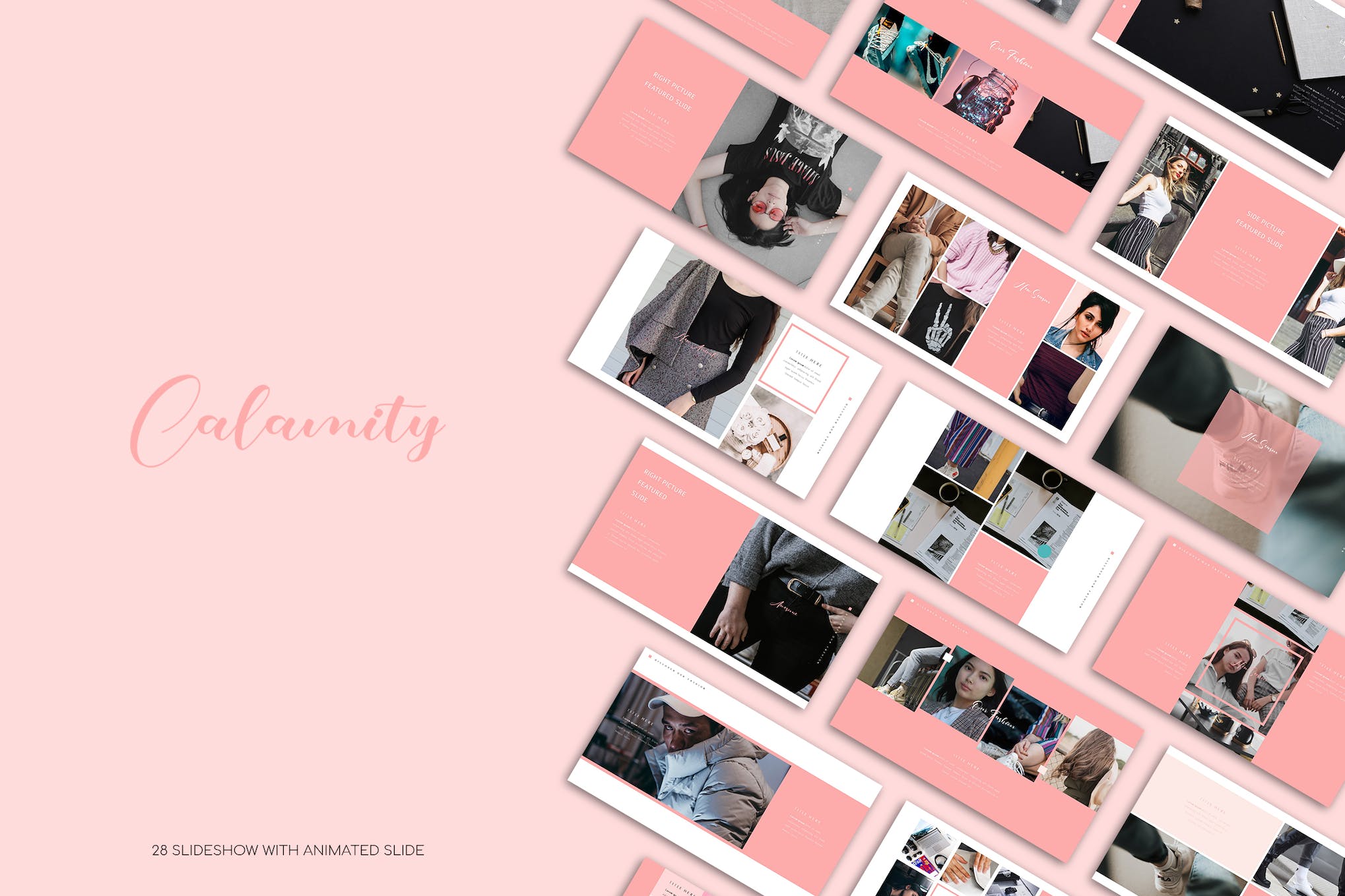 Calmity - Pink PowerPoint Template