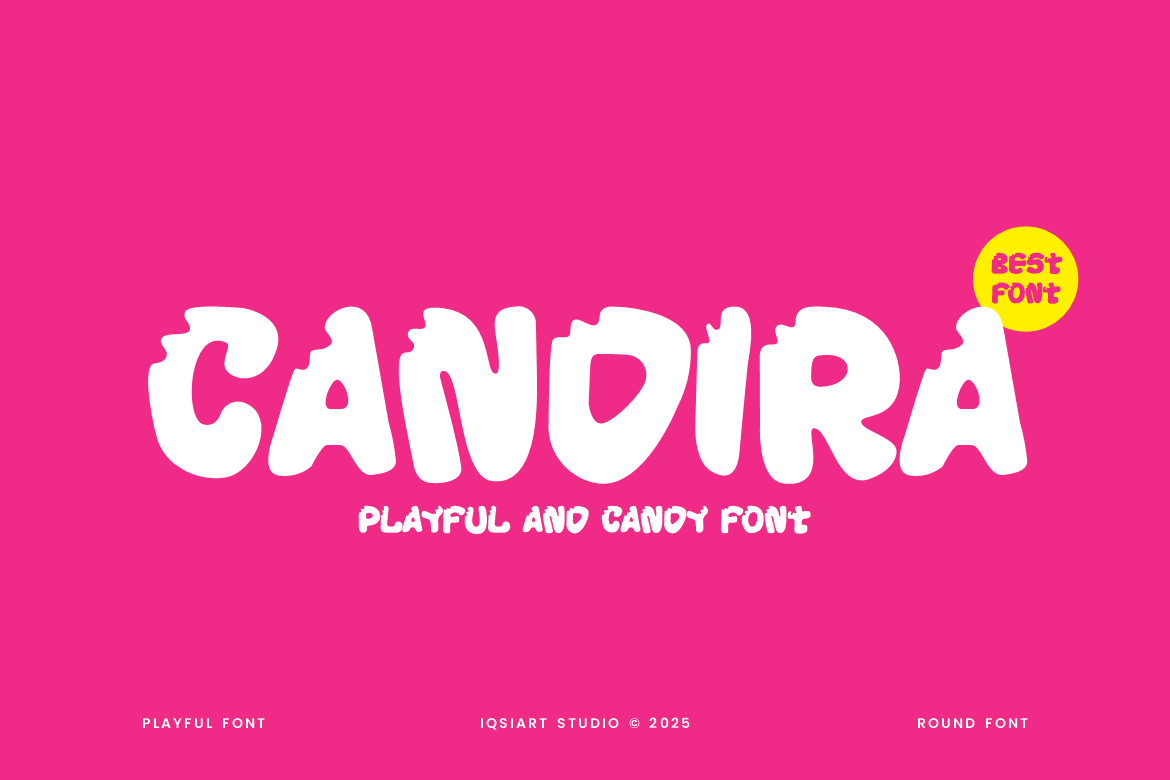 Candira - Unique Candy Font