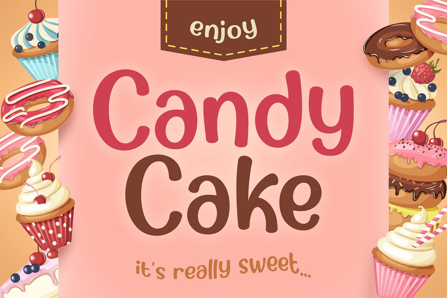 Candy Cake - Sweet Candy Font