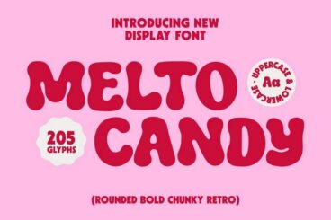 20+ Tasty Candy Fonts for Sweet & Colorful Designs