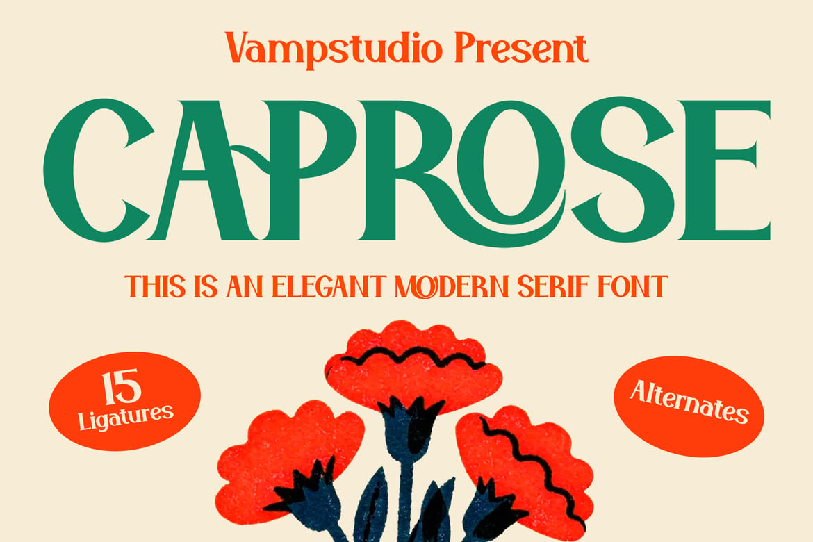 Caprose - Classic Serif Font
