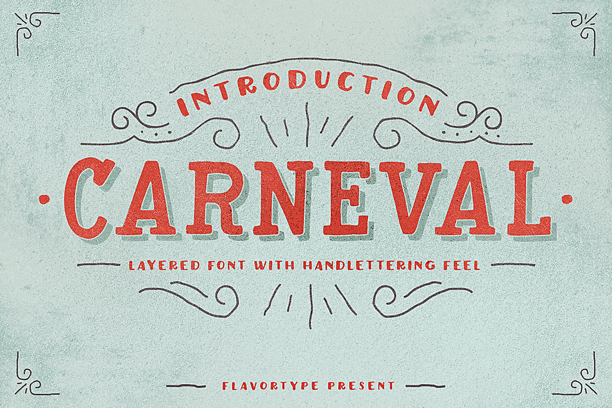 Carneval - Layered Carnival Font