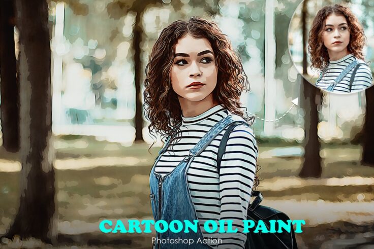 View Information about Cartoon Oil Paint Photoshop Action