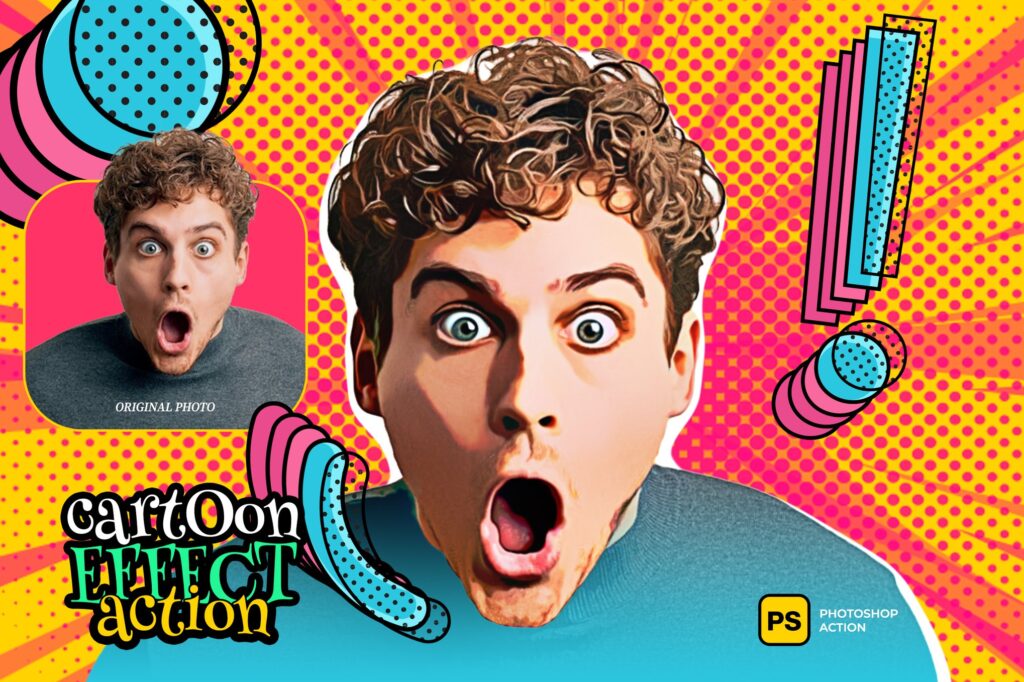 70+ Best Photoshop Cartoon Effects (Photo to Cartoon Actions & Plugins ...