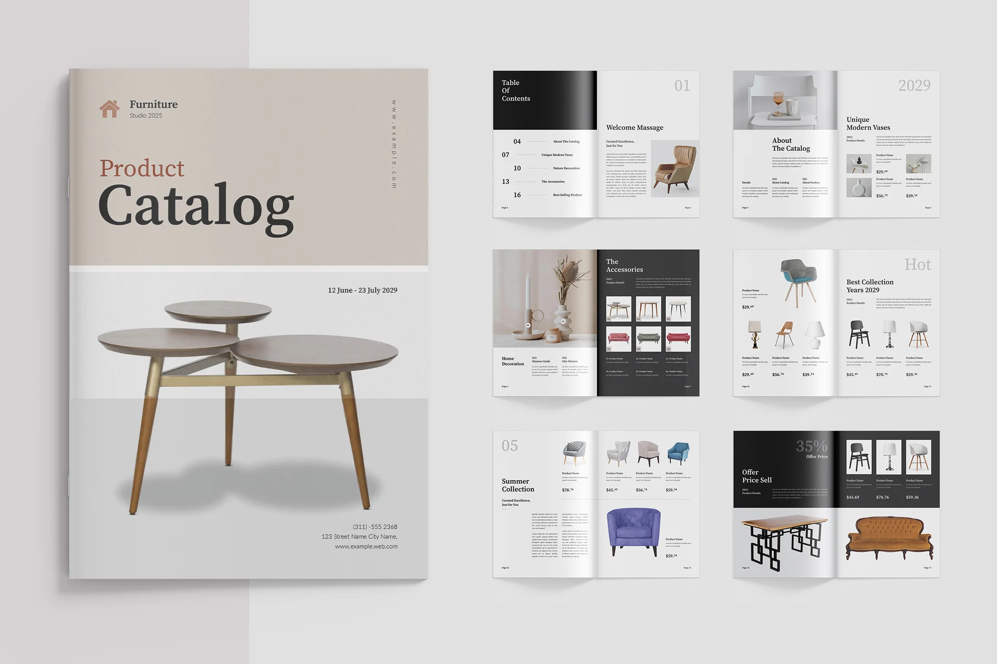 Catalog Brochure Word Template