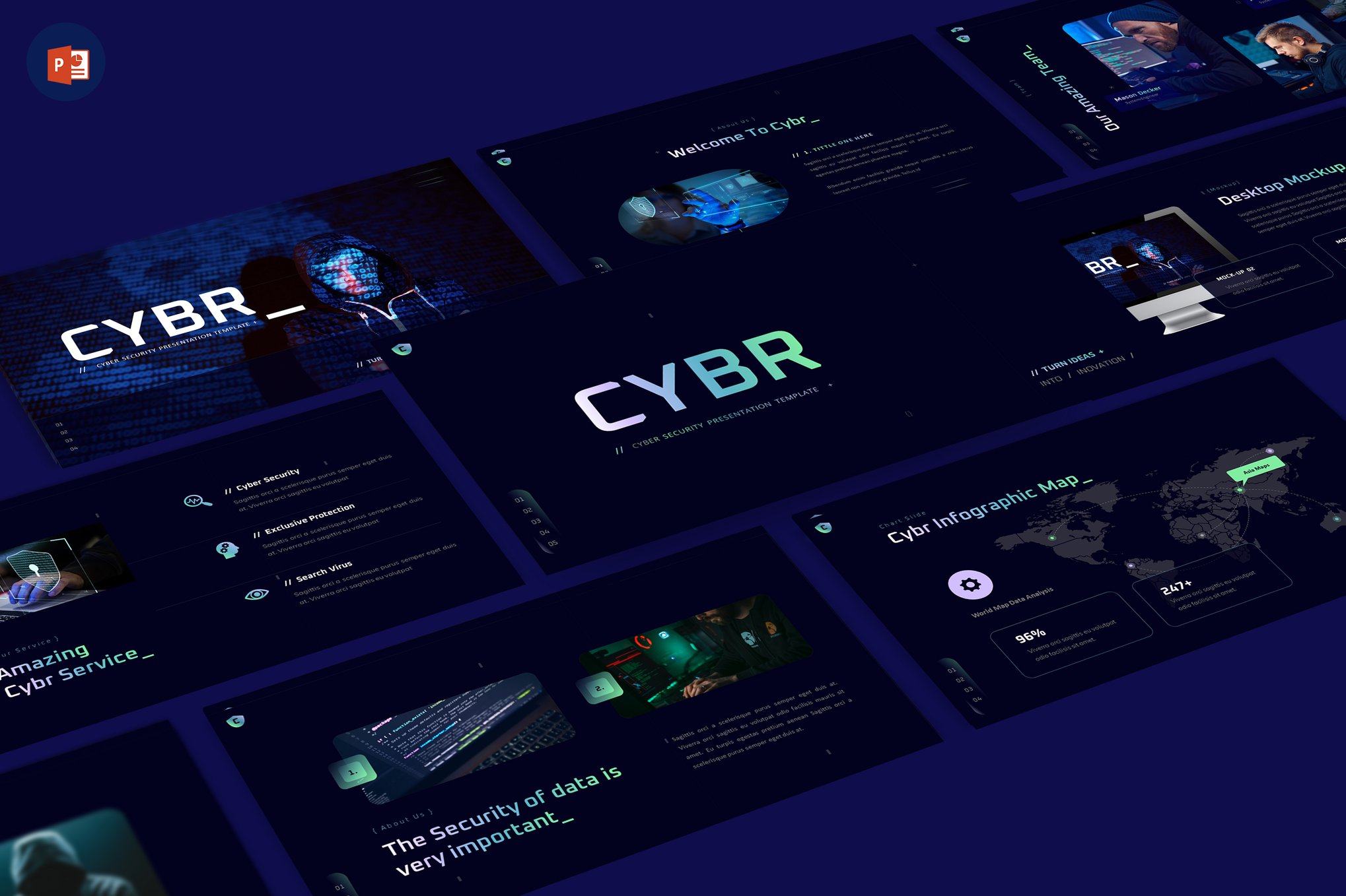 CBYR - Cyber Security PowerPoint Template