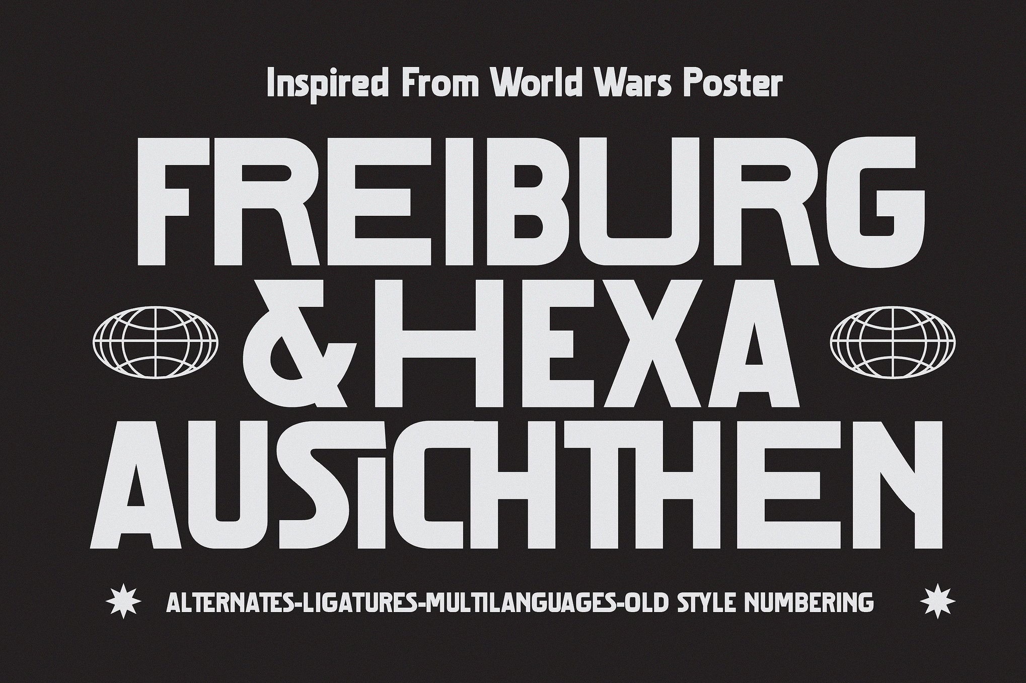 Cd Freiburg - German Poster Font