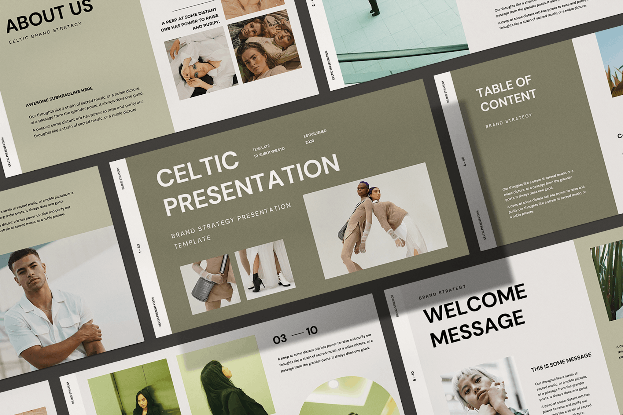 Celtic - Brand Strategy Presentation Template