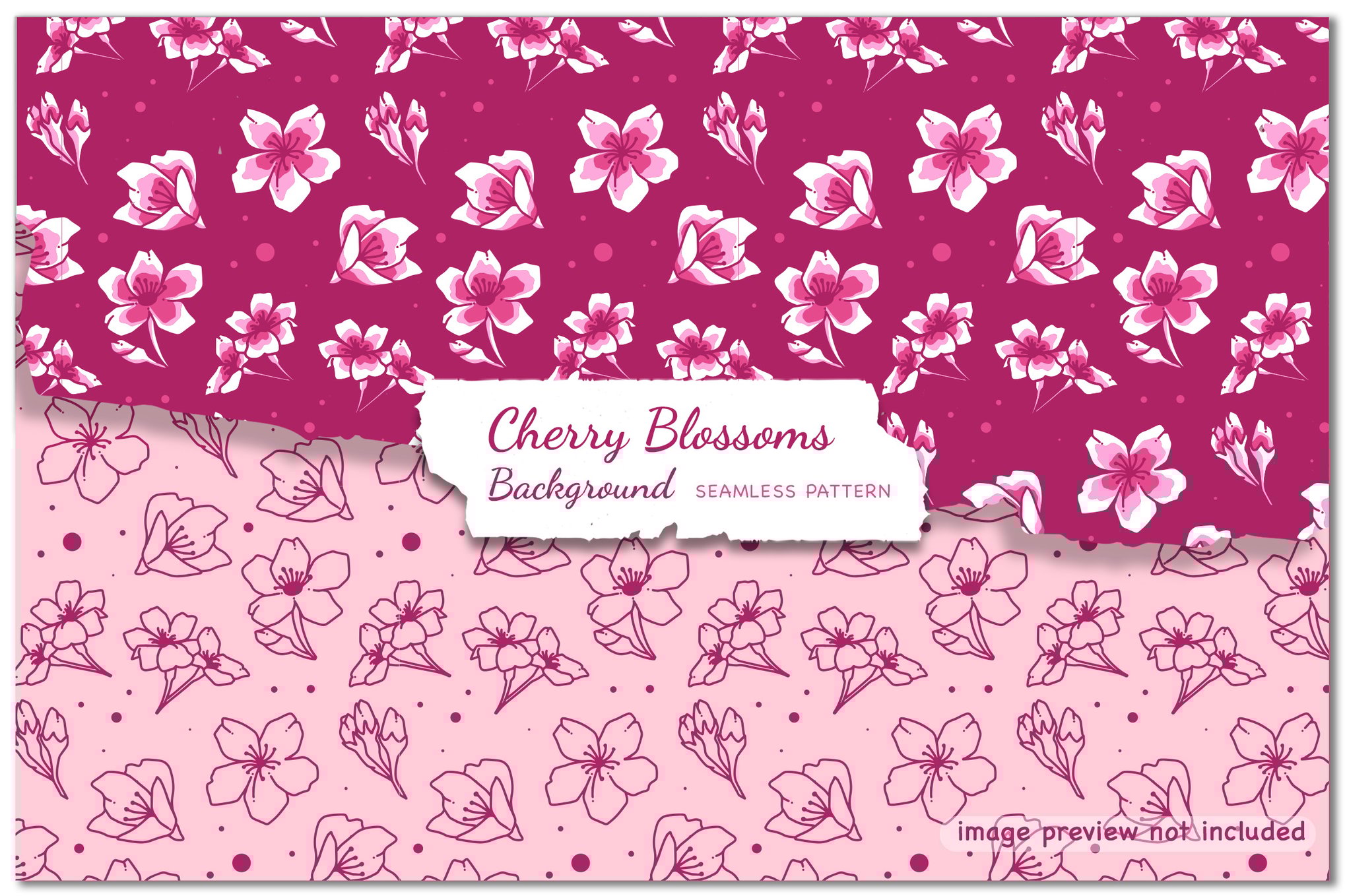 Cherry Blossoms Vector Backgrounds
