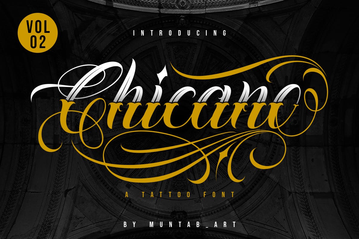Chicano - Tattoo Gangster Font