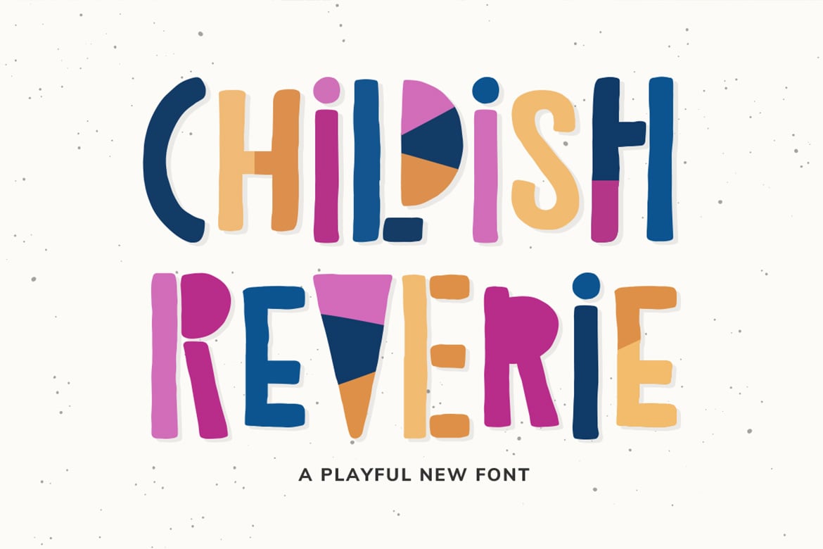 Childish Reverie - Playful Memphis Font