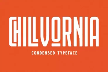 First alternate image for Chillvornia Condensed Font