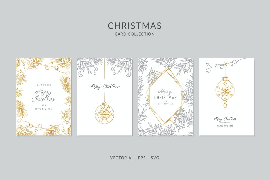 30+ Best Christmas Card Templates for Photoshop | Design Shack