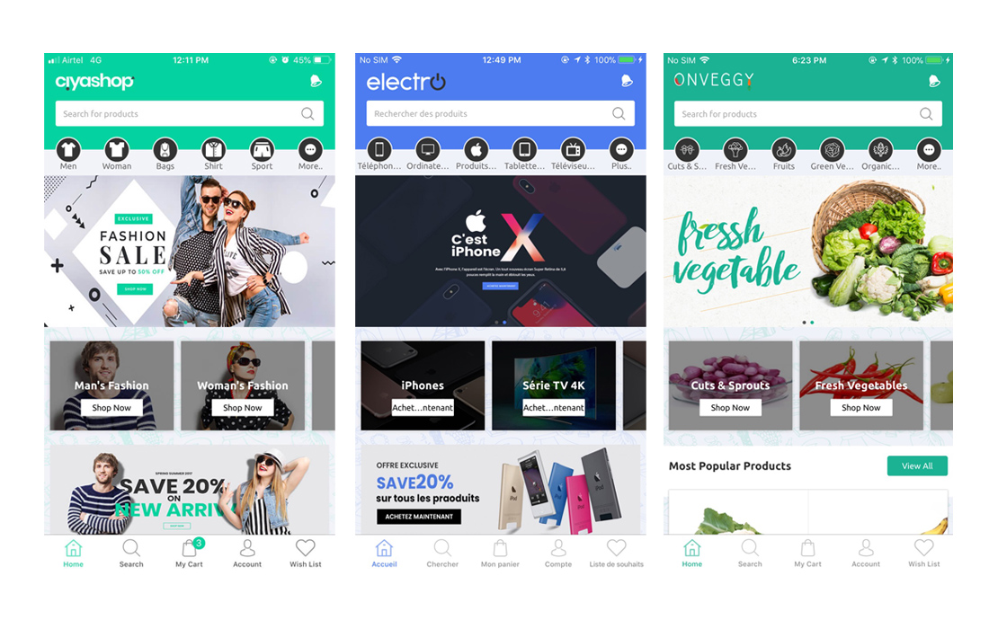 ciyashop-ios-app-template 15+ Best iOS App Templates (IPhone & Mobile Design Templates) 2020 design tips 