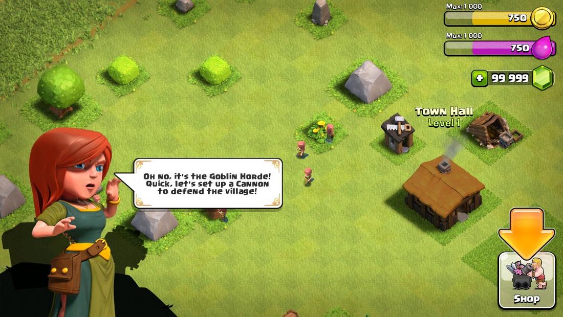 clash of clans microcopy