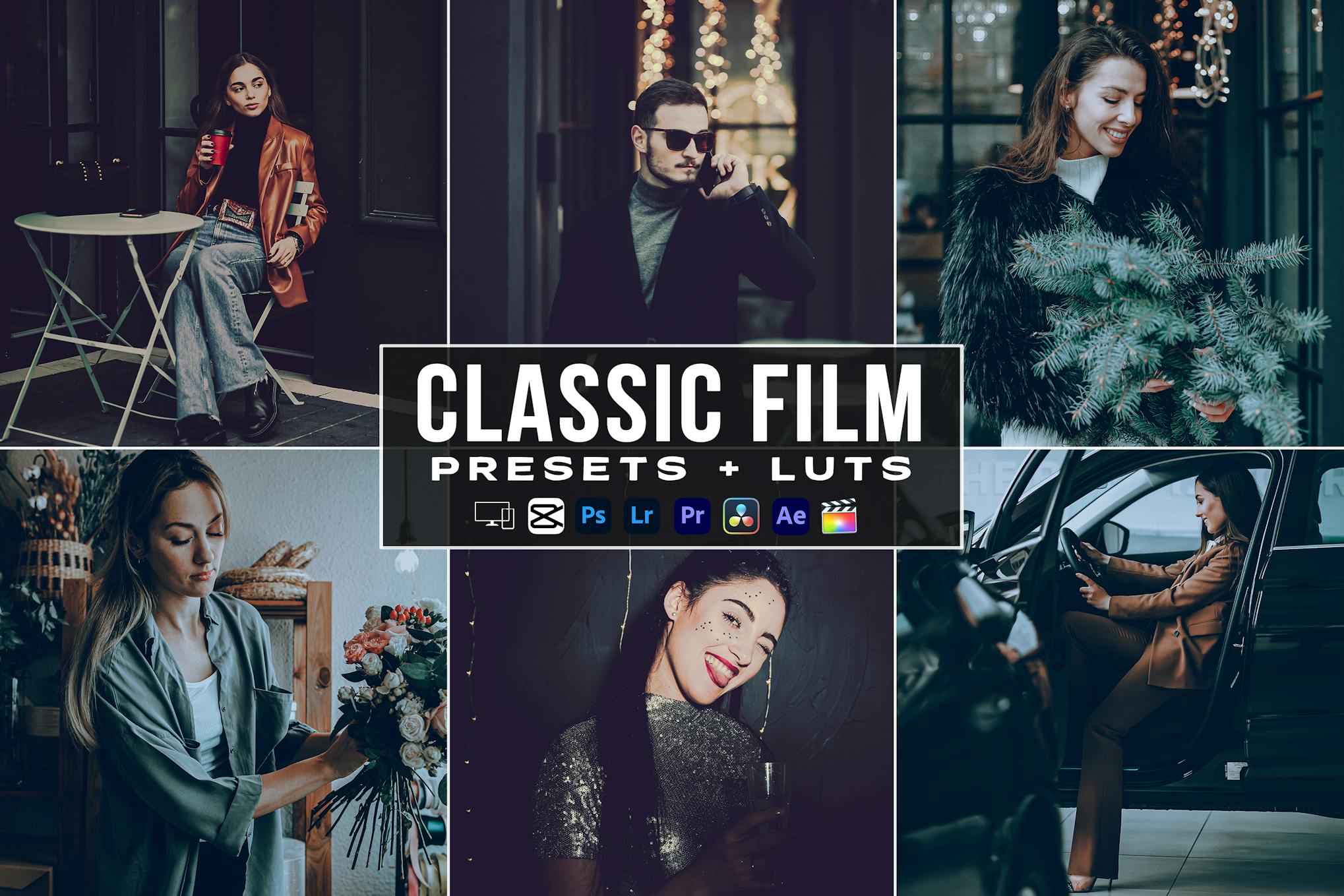 Classic Film Presets & LUTs Premiere Pro
