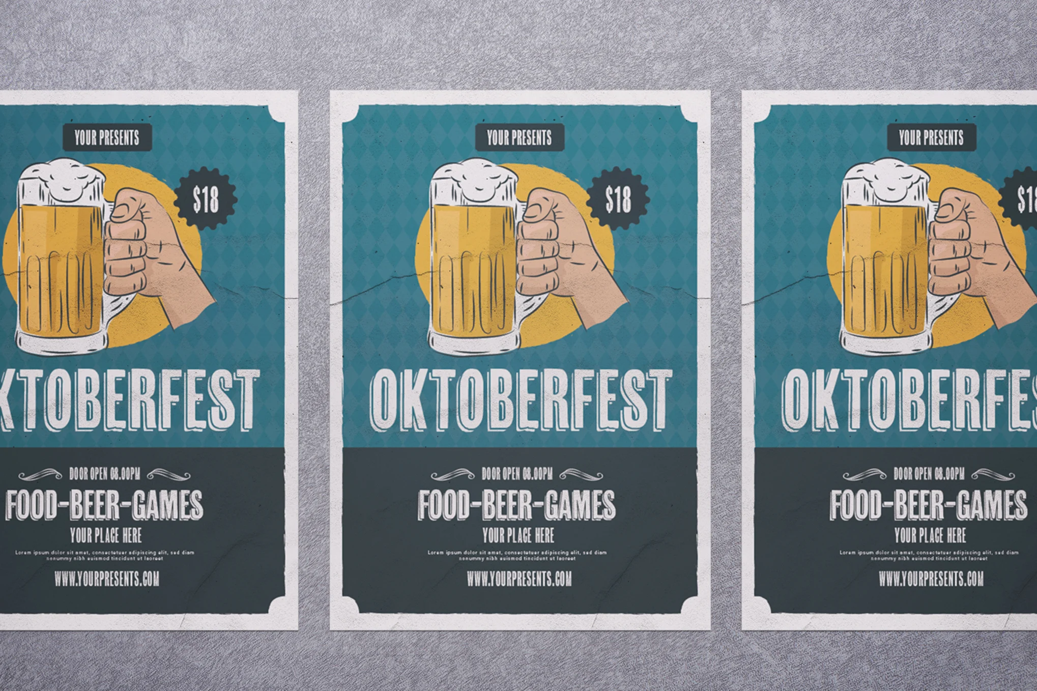 Classic Oktoberfest Poster Template