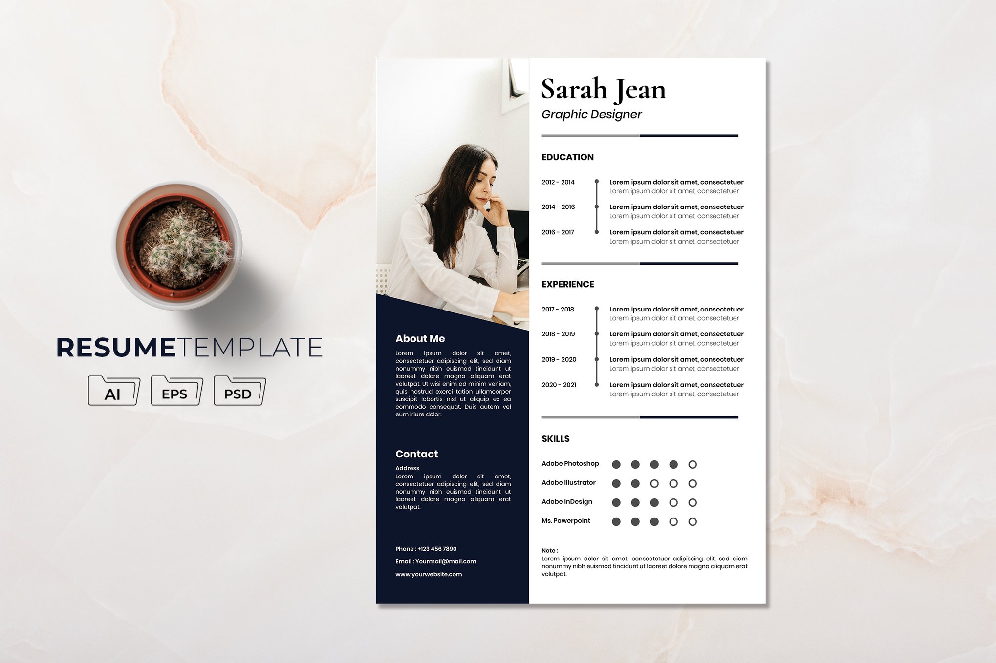 Classic One-Page Resume Template