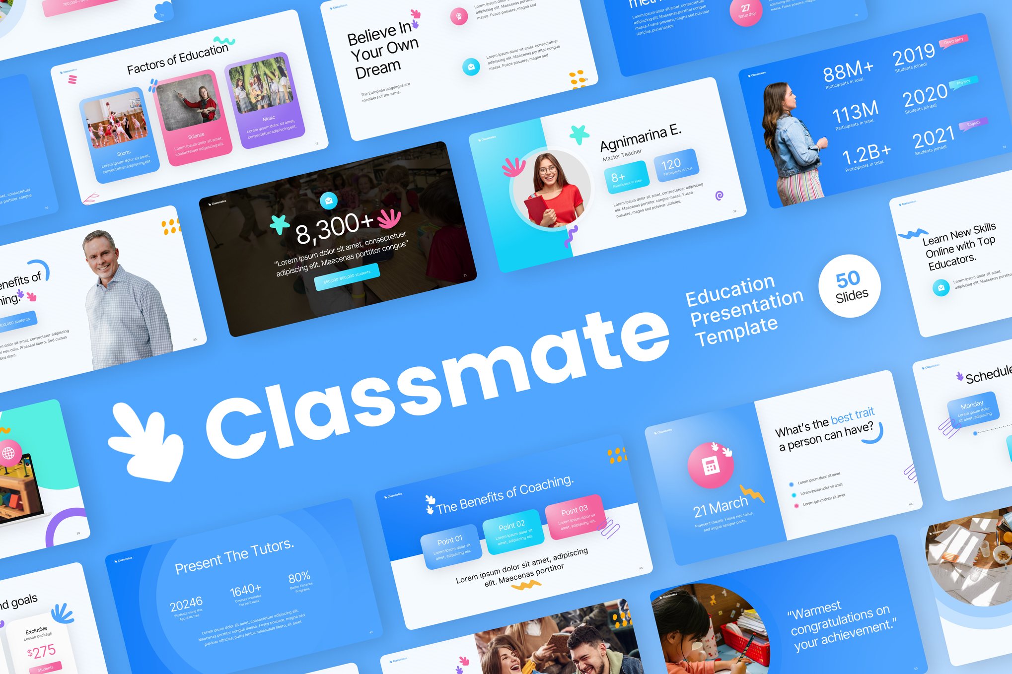 Classmate - Education & Student PowerPoint Template