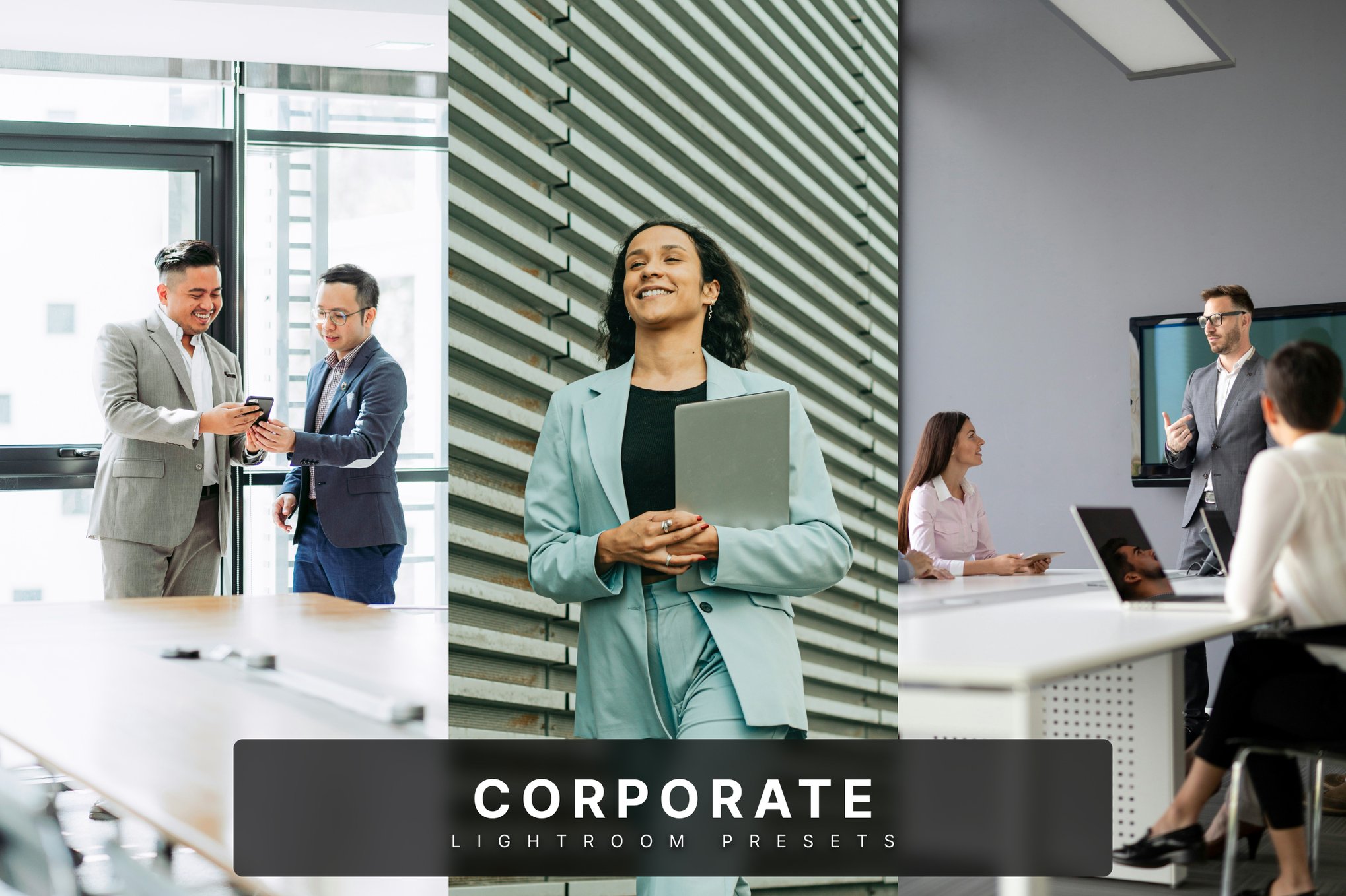 Ajustes preestablecidos de Lightroom empresarial limpios