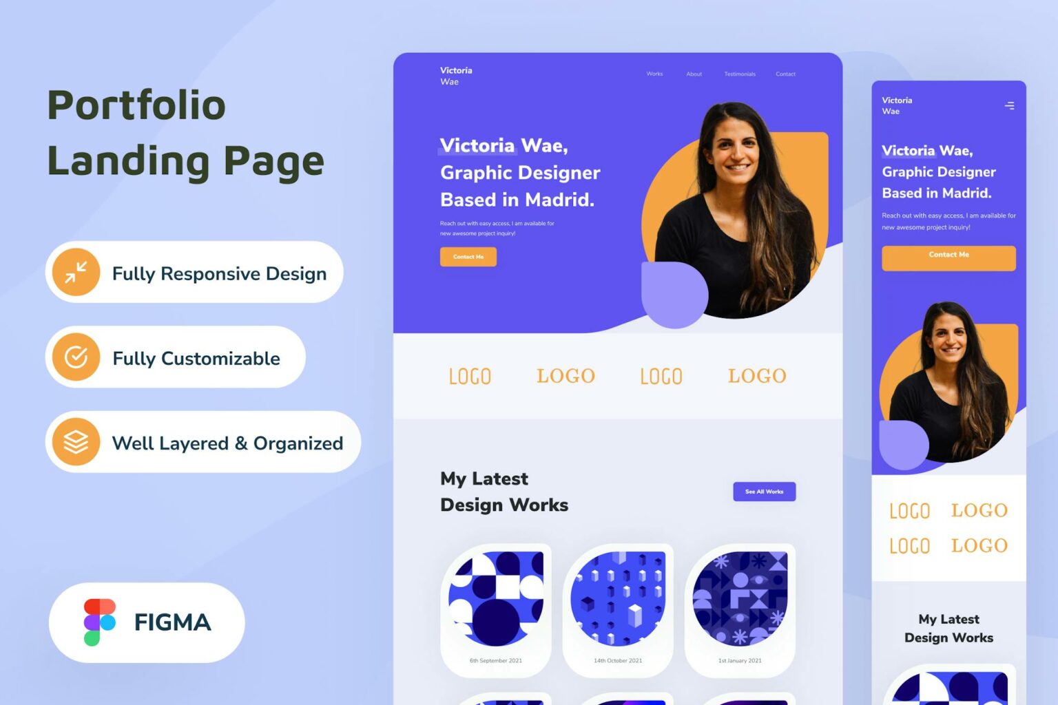 25+ Best Figma Portfolio Templates & Examples | Design Shack