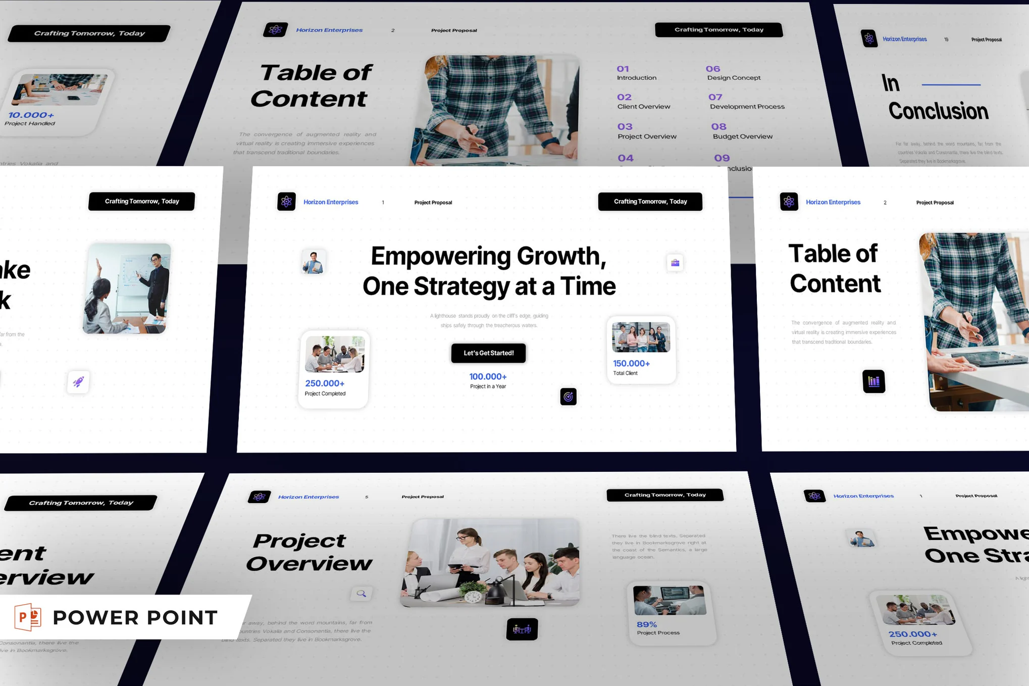 Clean Project Proposal PowerPoint Template