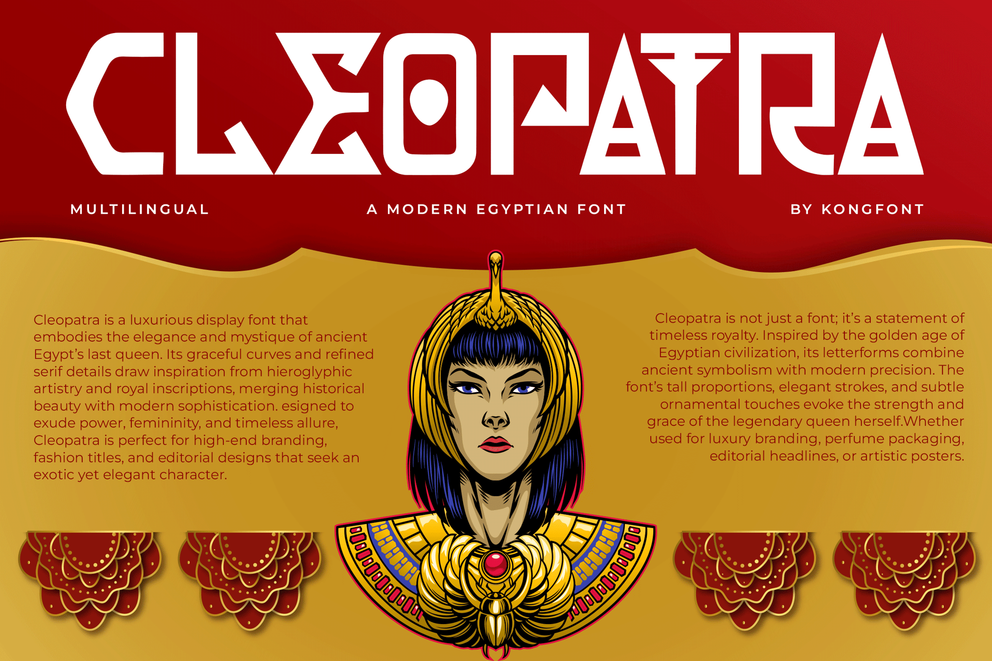 Cleopatra - Modern Egyptian Font