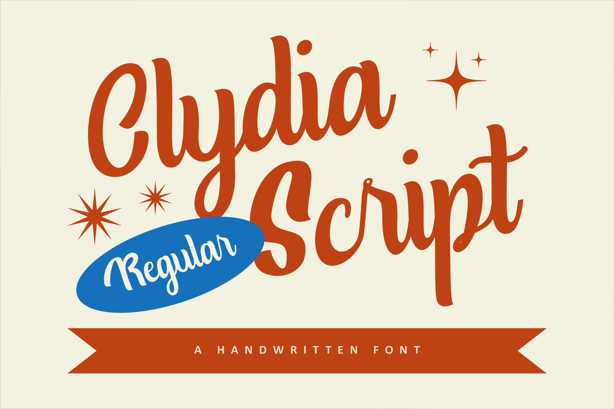 Clydia - Handwritten Feminine Font