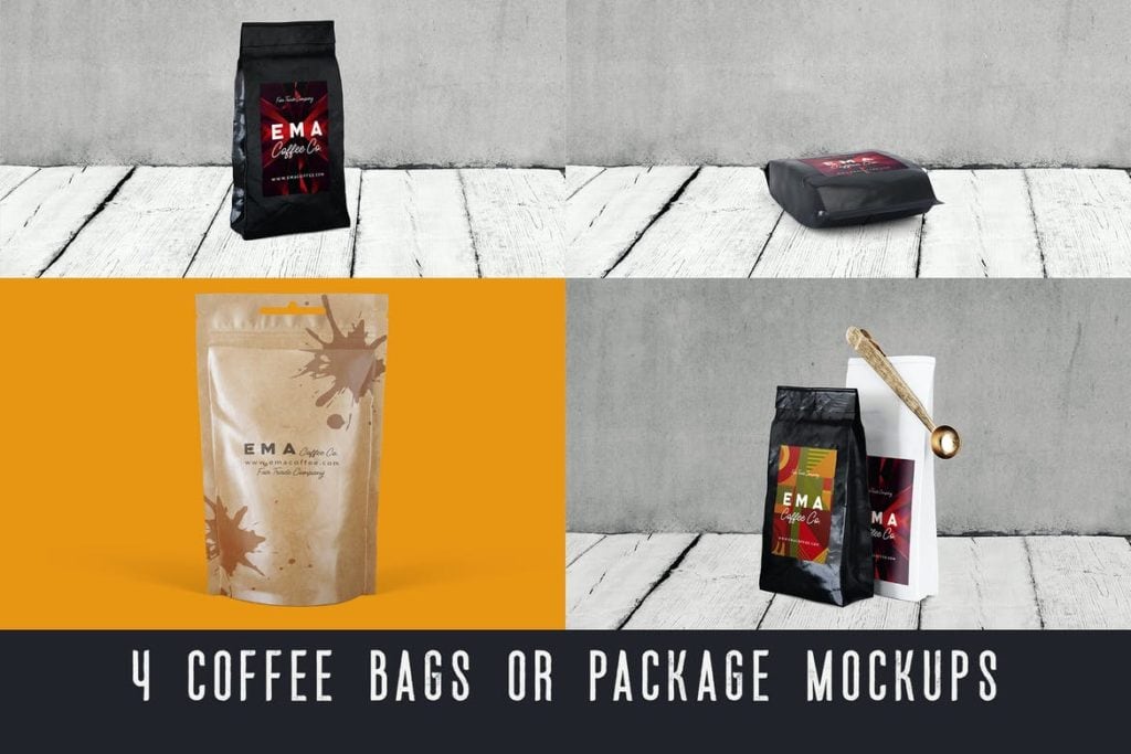 coffee-bag-mockups-6-1024x683 20+ Coffee Bag Mockup Templates (Free & Premium) design tips 