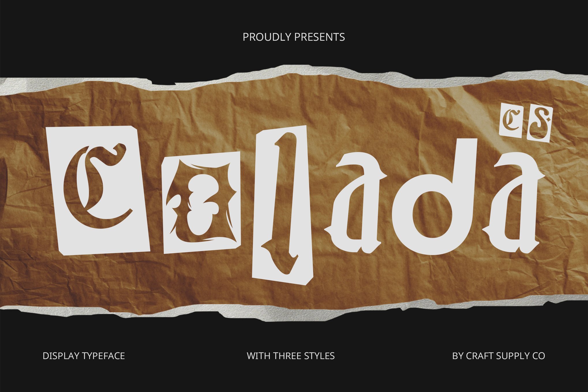 Colada - Creative Collage Font