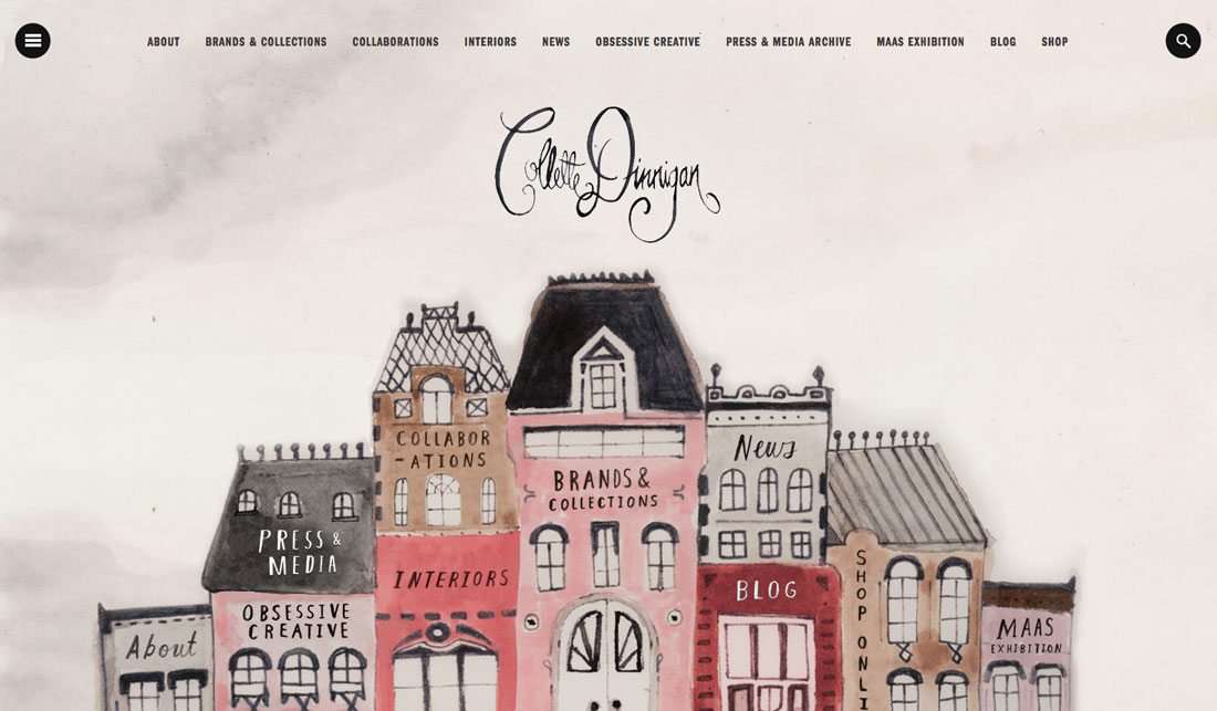 collette Design Trend: Using Watercolor Patterns in Web Design design tips 