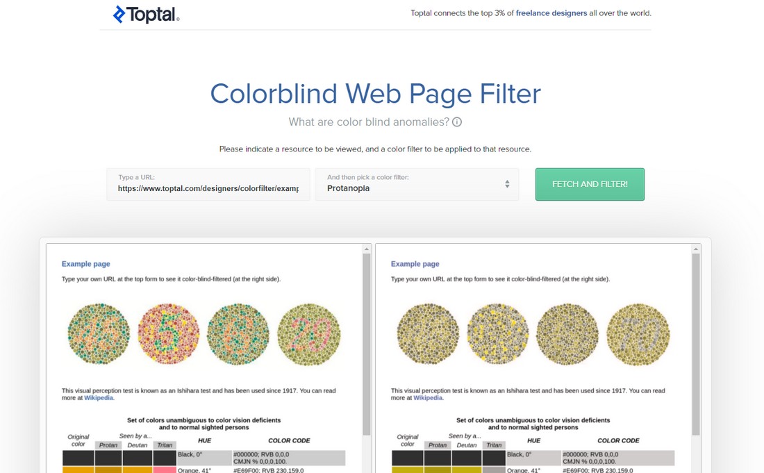 color blind test