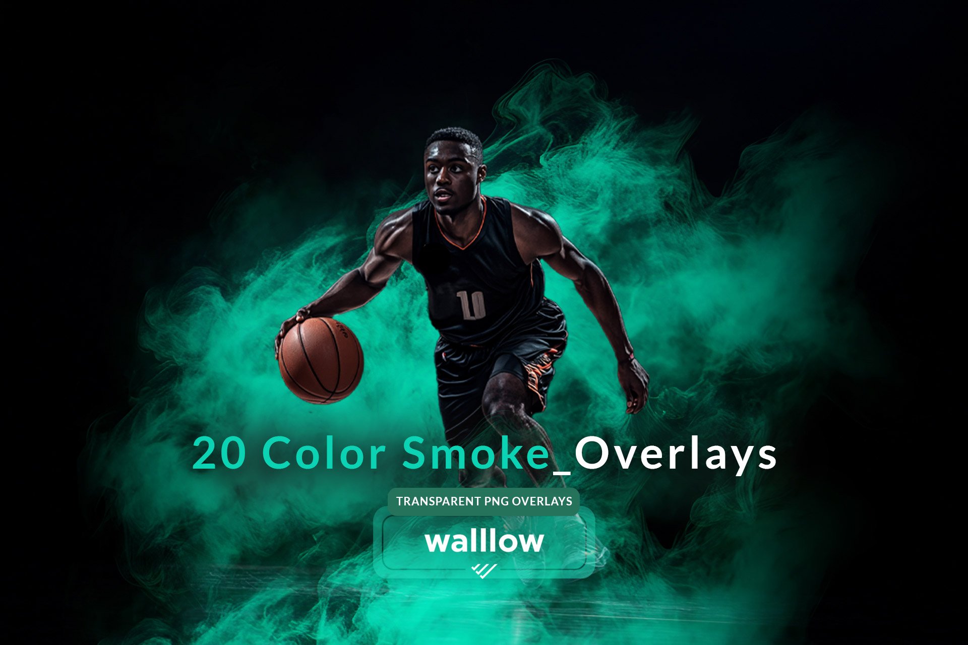 Color Smoke Photoshop Overlays