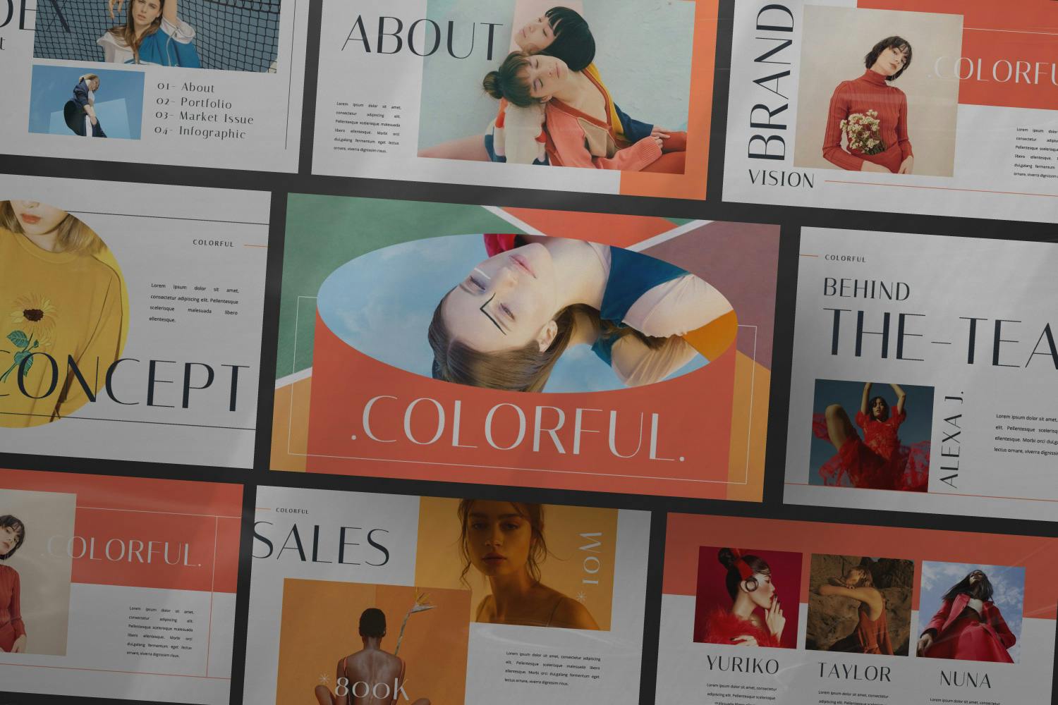 Colorful Brand Presentation Template