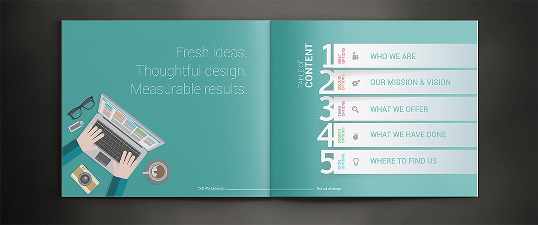 colorful-brochure Brochure Design Ideas & Inspiration for 2021 design tips 