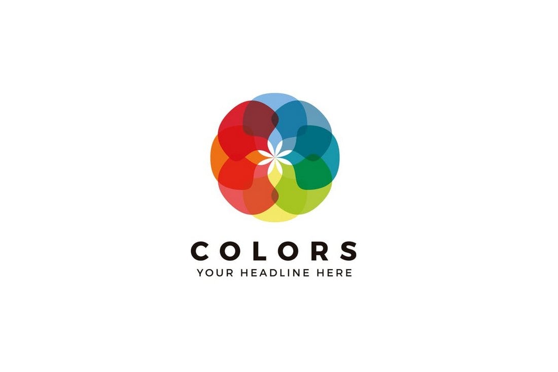 ejemplo de logo colorido