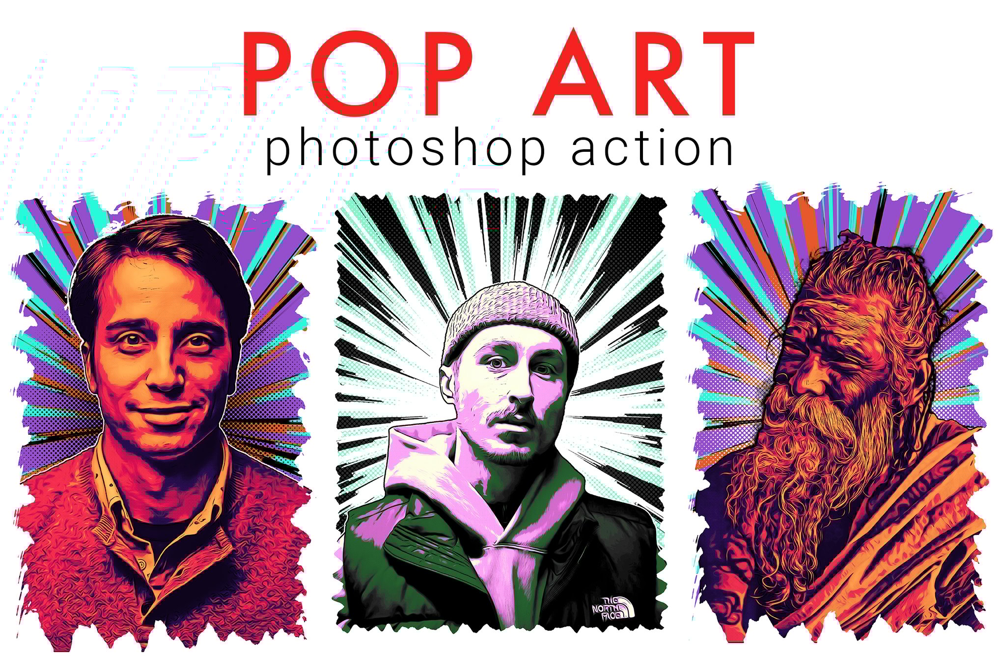 Colorful POP ART Photoshop Action