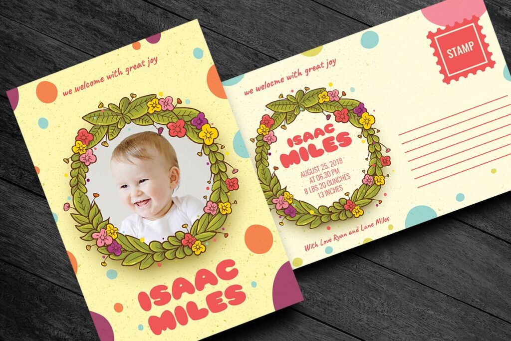 20+ Pregnancy & Baby Announcement Templates (Cards, Flyers & More
