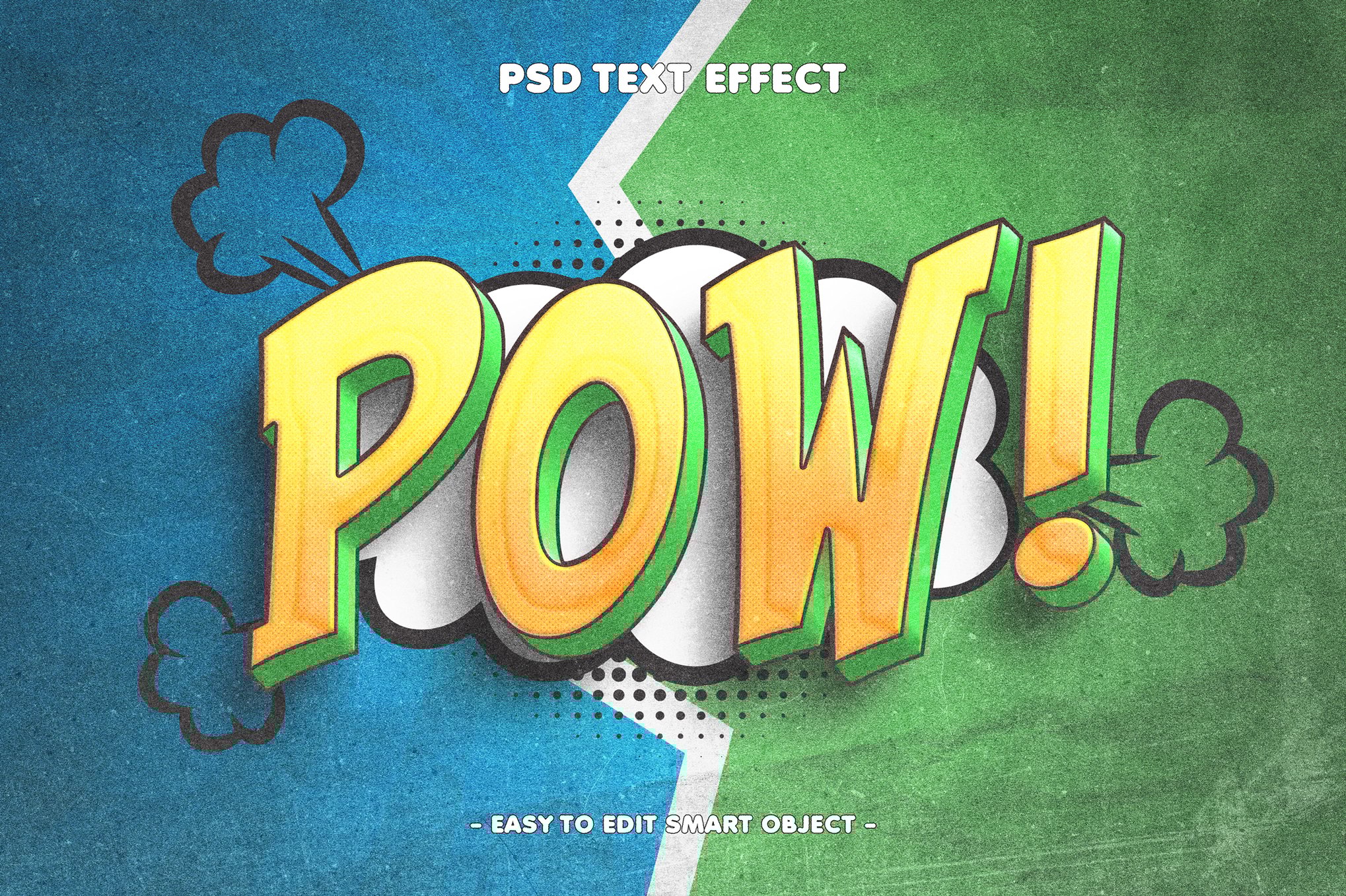 Comic Book Style 3D Text Effect