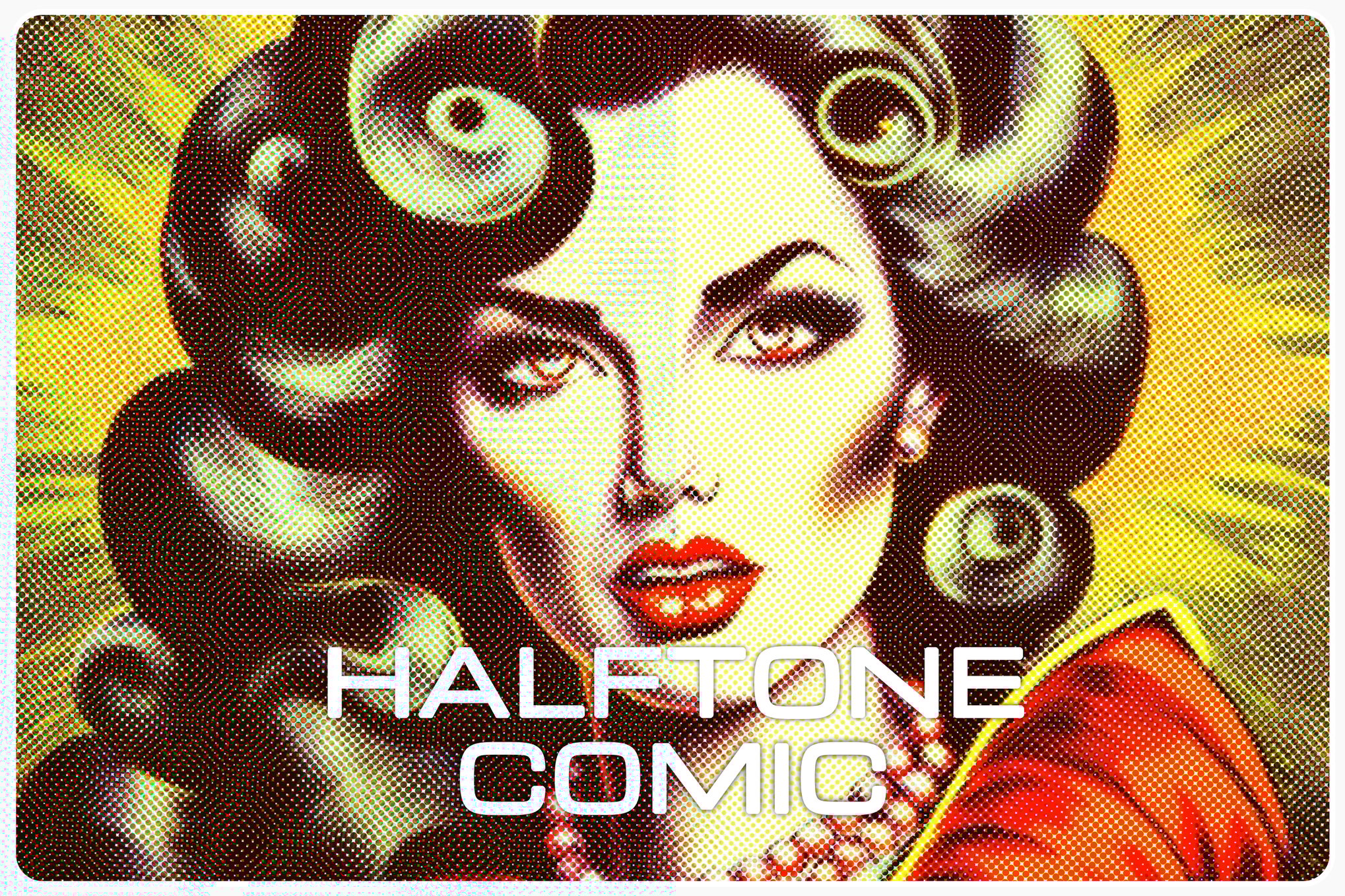 Comic Halftone Photoshop Action