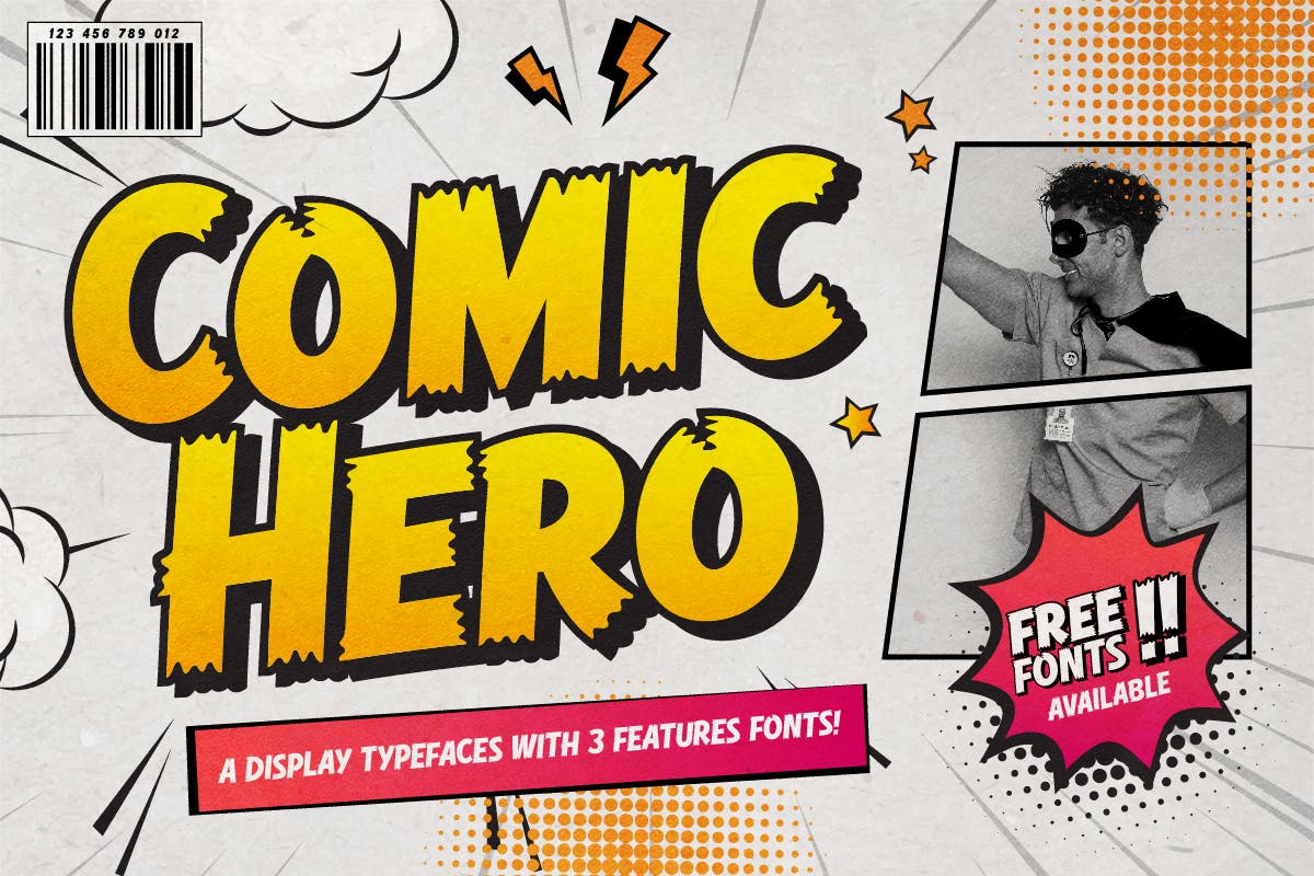 Comic Hero - Fun Superhero Font