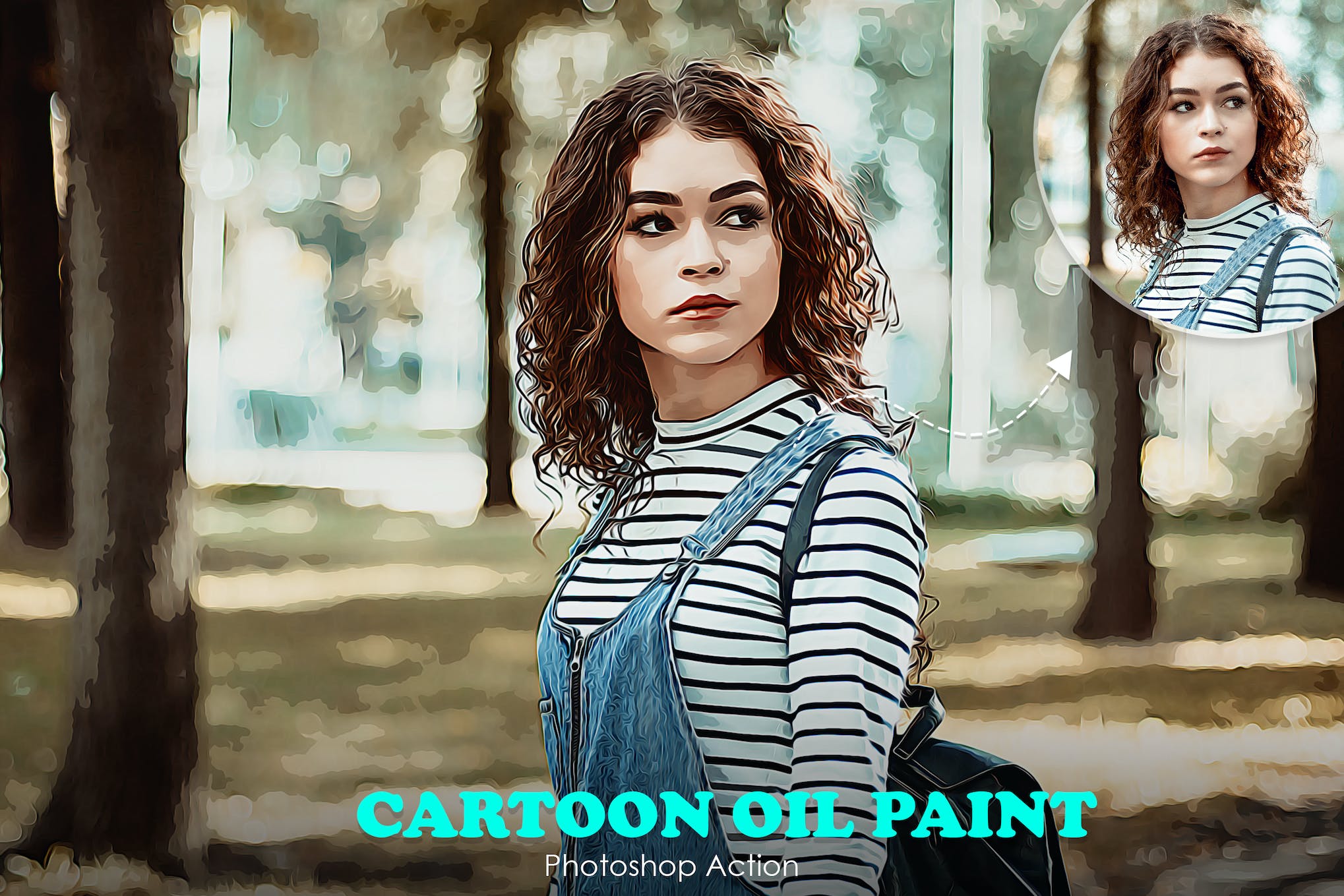 Comic Oil Paint Photoshop Action