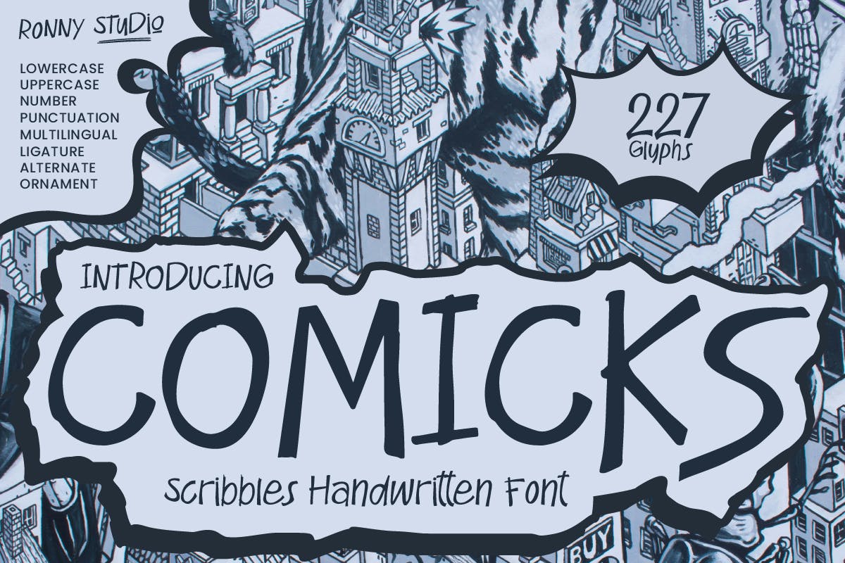 Comicks - Fun Handwritten Font