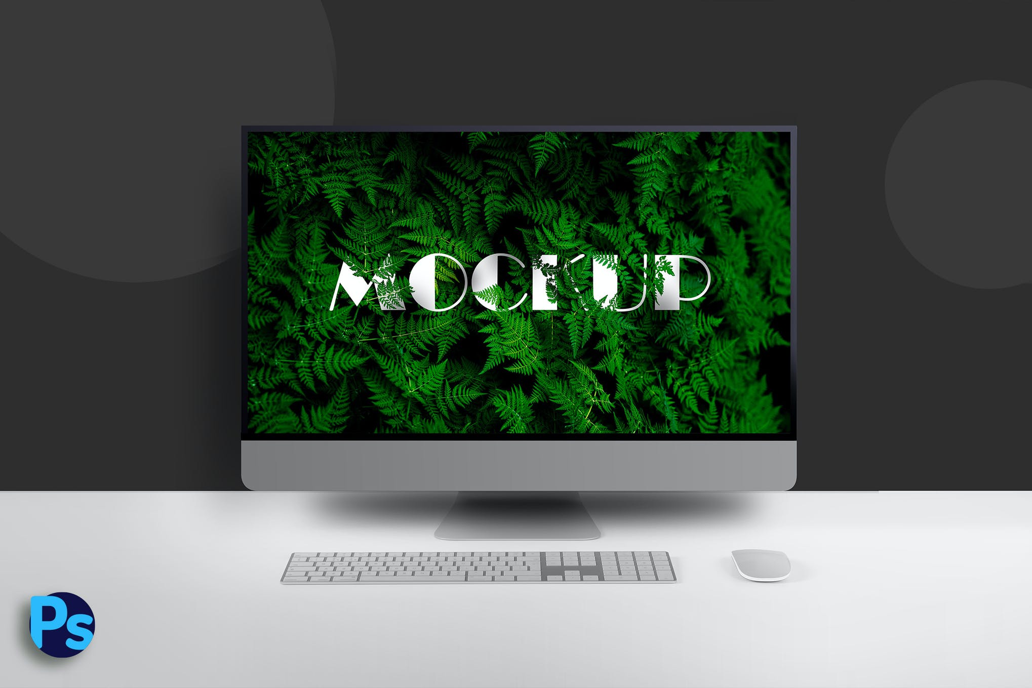 computer desktop mockup