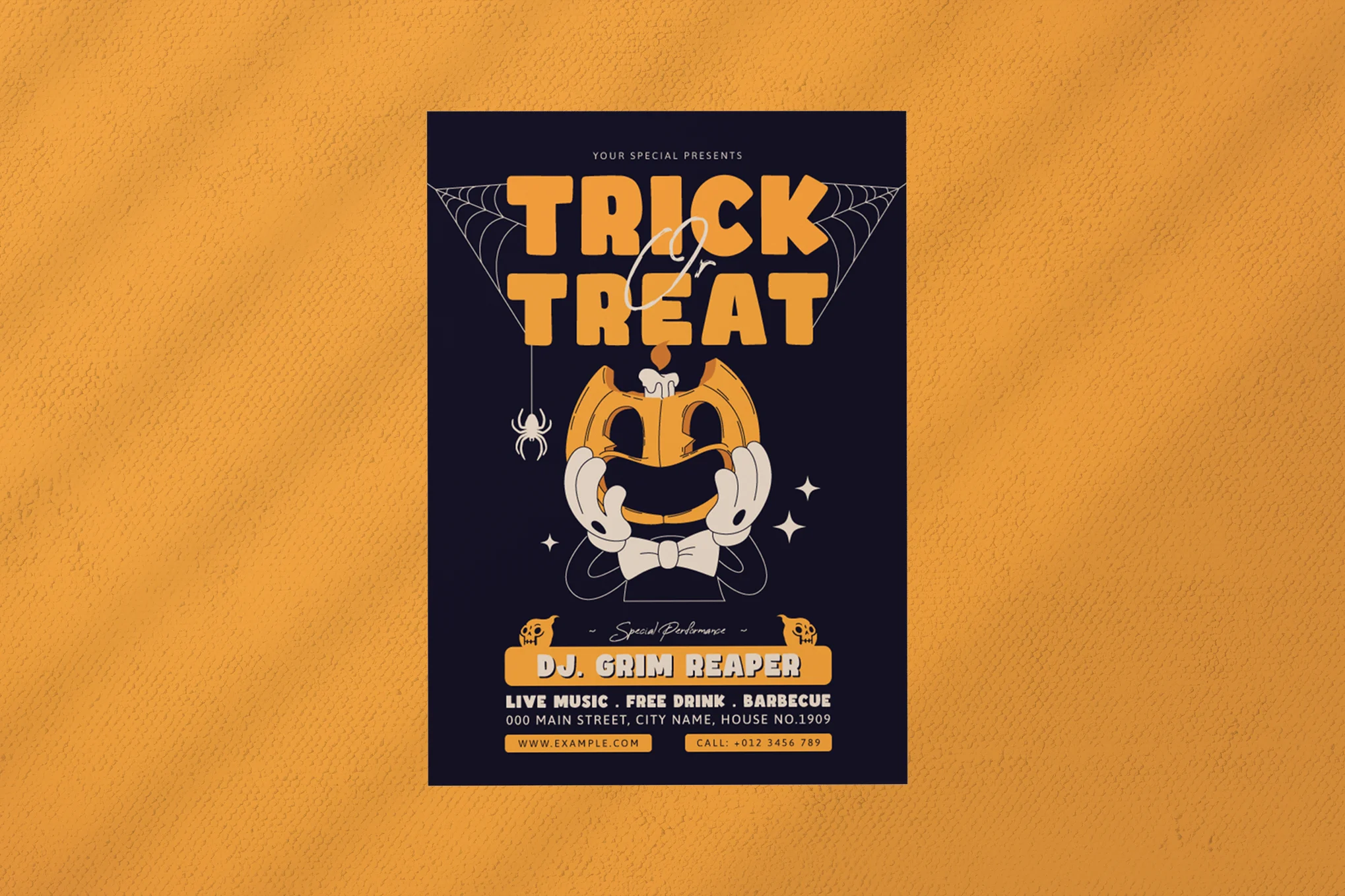 Cool Halloween Flyer Template